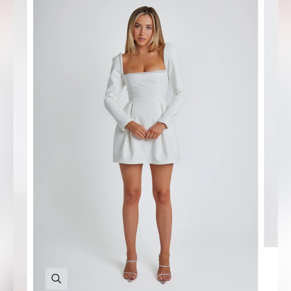 ODD MUSE The Ultimate Muse Pearl Dress | White